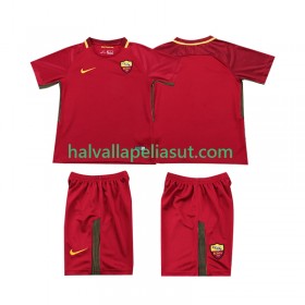 Jalkapallo Pelipaidat/Peliasut AS Roma 2017-2018 Retro Lasten Kotipaita Lyhythihainen